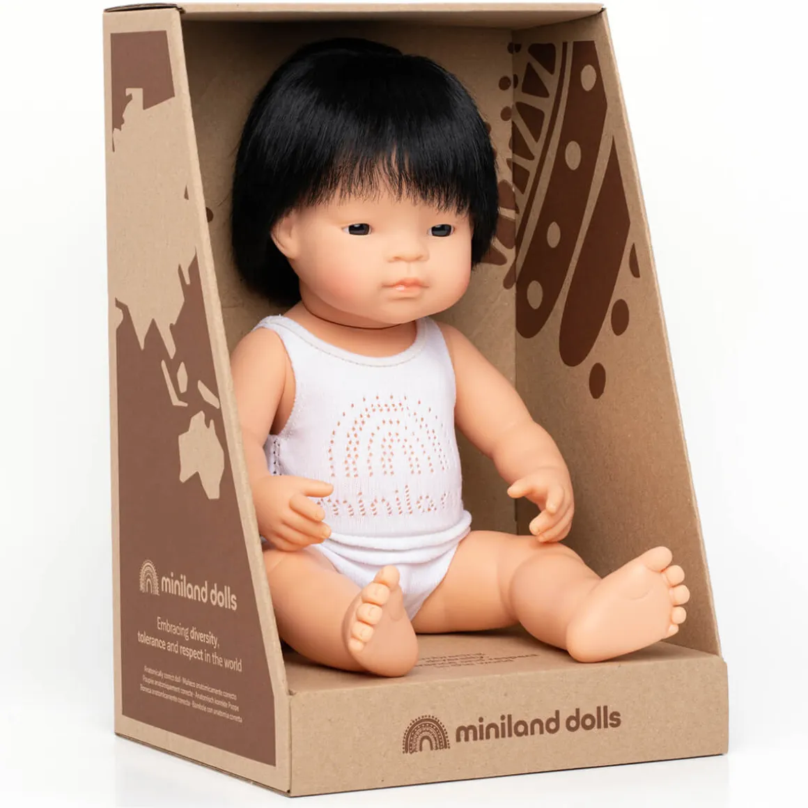 Boy Doll (38cm Asian) by Miniland