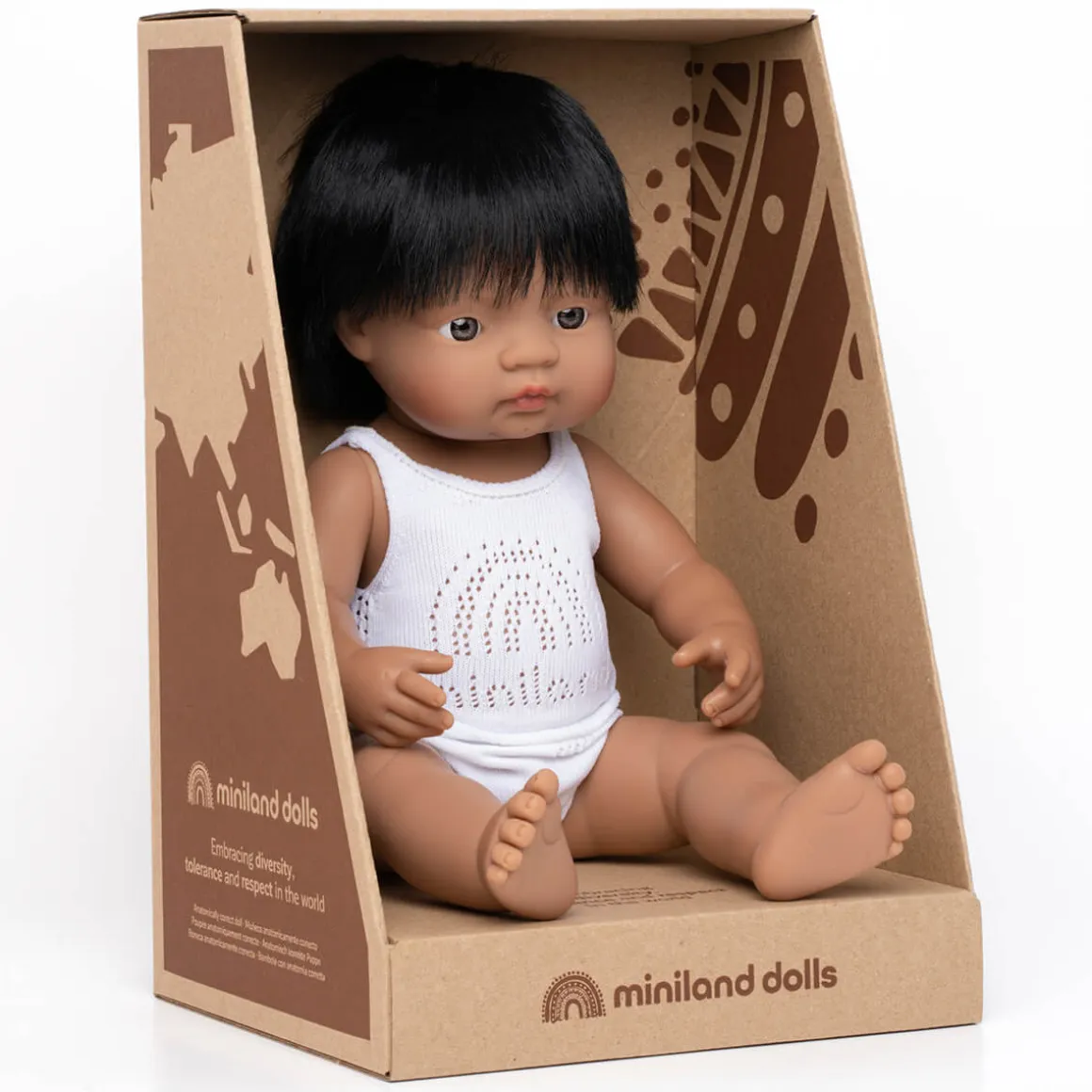 Boy Doll (38cm Hispanic) by Miniland