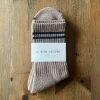 Boyfriend Adult Socks in Cocoa by Le Bon Shoppe