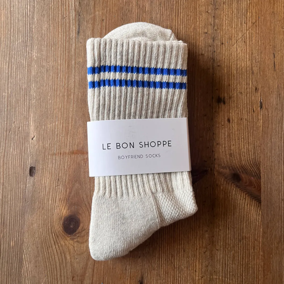 Boyfriend Adult Socks in Ice by Le Bon Shoppe