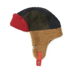 Bravo Pile Hat in Army Brown Multi Mix by Liewood