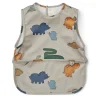 Bria Bib in Dinosaurs / Mist by Liewood