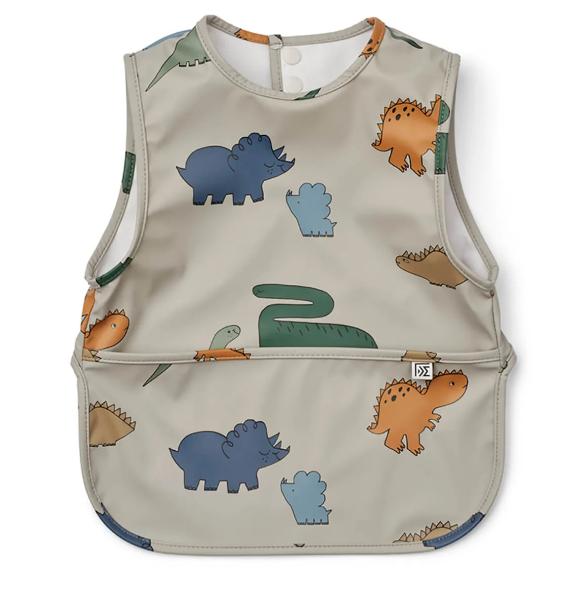 Bria Bib in Dinosaurs / Mist by Liewood