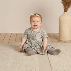Brielle Dress in Green Garden by Quincy Mae