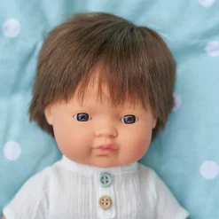 Brown Haired Boy Doll (38cm Caucasian) by Miniland