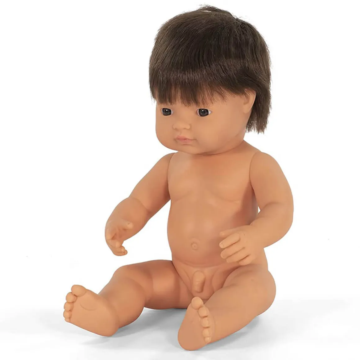Brown Haired Boy Doll (38cm Caucasian) by Miniland