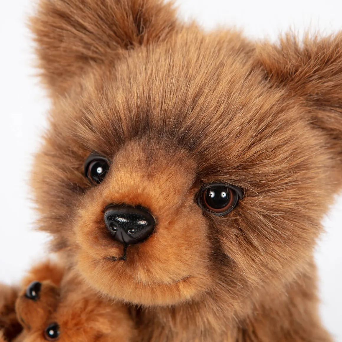 Brown Mama Bear With Baby (31cm) by Hansa