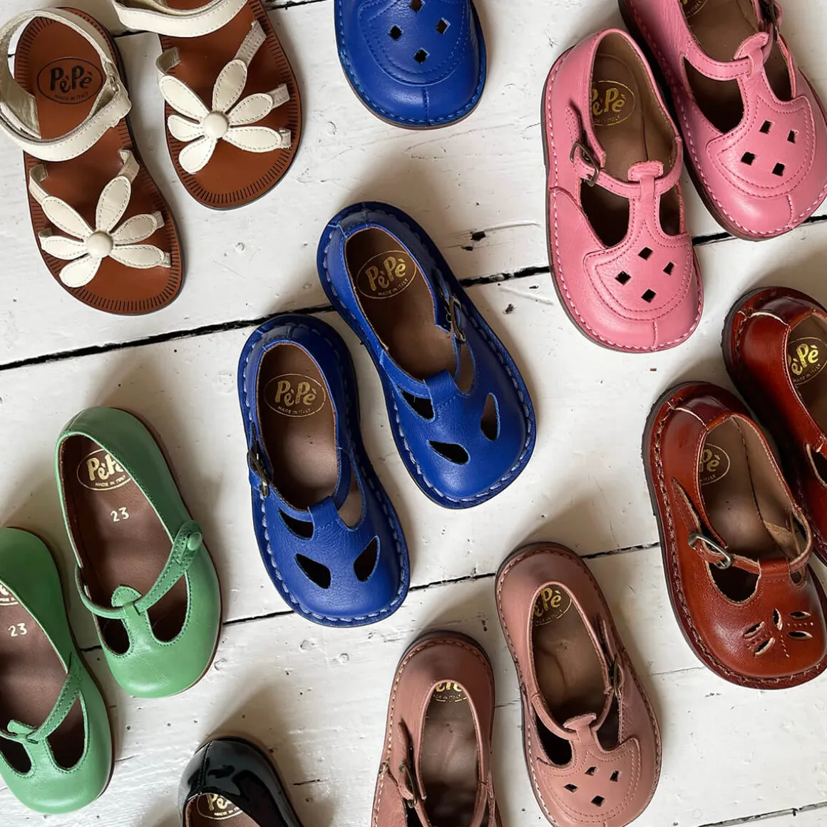 Bruno Cut Out Sandals in Lobelia Blue by PèPè