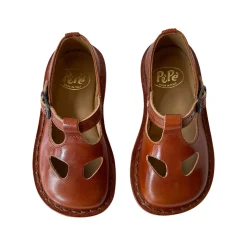 Bruno Cut Out Sandals in Vachetta Lux Cuoio by PèPè