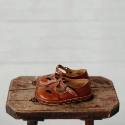 Bruno Cut Out Sandals in Vachetta Lux Cuoio by PèPè