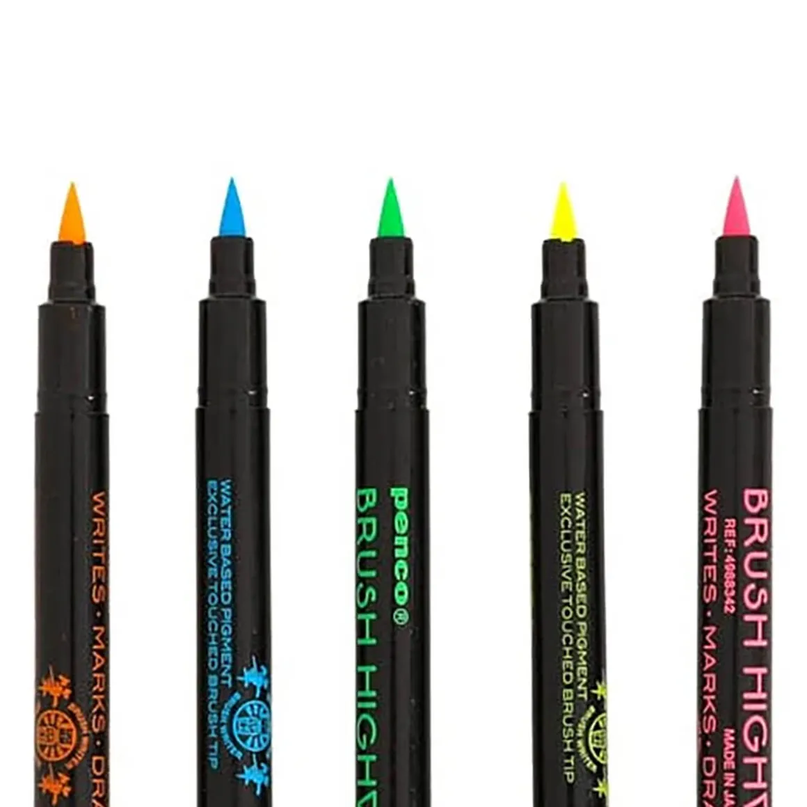 Brush Highwriter Highlighter Pen (Various Colours) by Hightide Penco