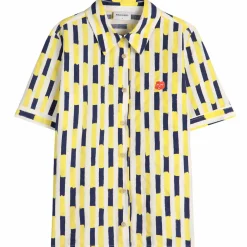 Brushstrokes Short Sleeved Shirt by Bobo Choses Womenswear