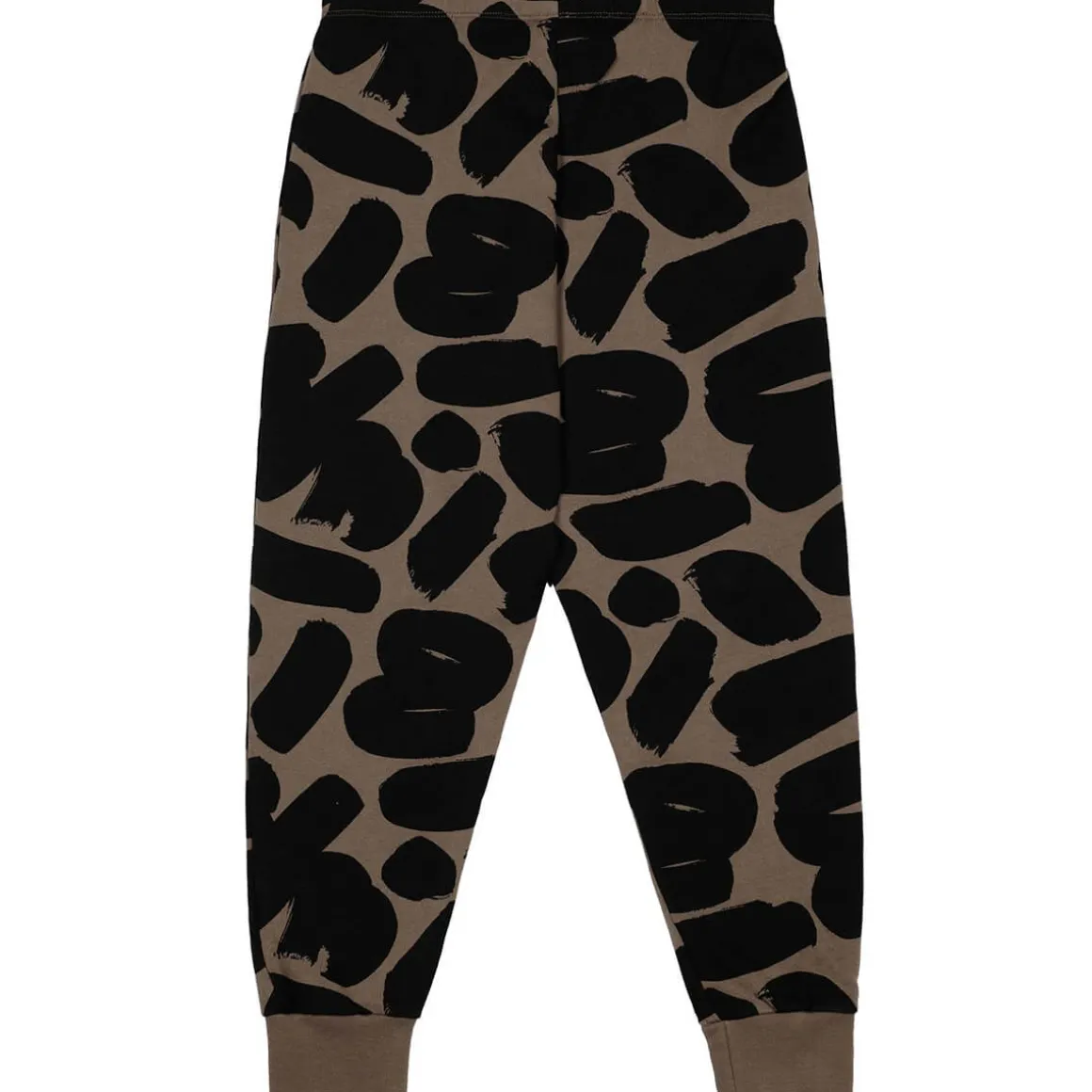 Brushstrokes Sweatpants in Brown by Beau Loves