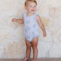 Bubble Onesie in Suns by Rylee & Cru