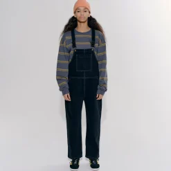 Bubble Sweatshirt in Dark Shadow Stripe by Main Story - Last One In Stock - 6 Years