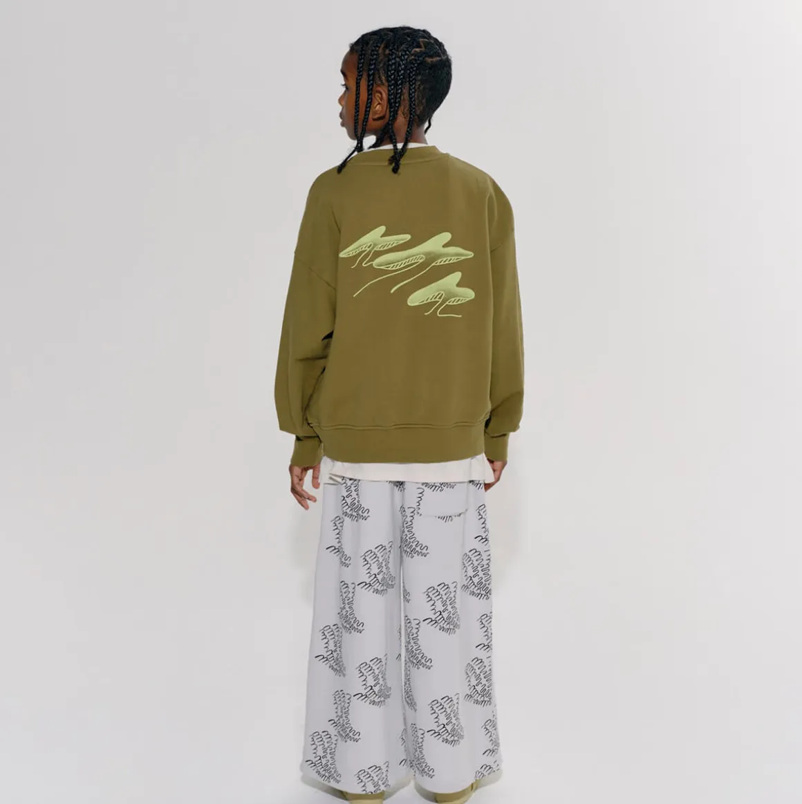 Bubble Sweatshirt in Tapenade by Main Story
