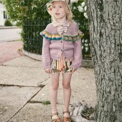 Bucket Hat in Gamberetto Hodgepodge Stripe by Misha & Puff