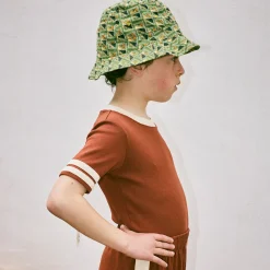 Bucket Hat in Lawnstamps by Misha & Puff