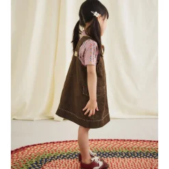 Buckle Jumper Dress in Earth by Misha & Puff