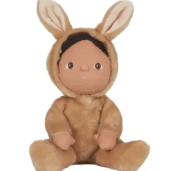 Bucky Bunny Dinky Dinkum Fluffle Family Doll in Latte by Olli Ella