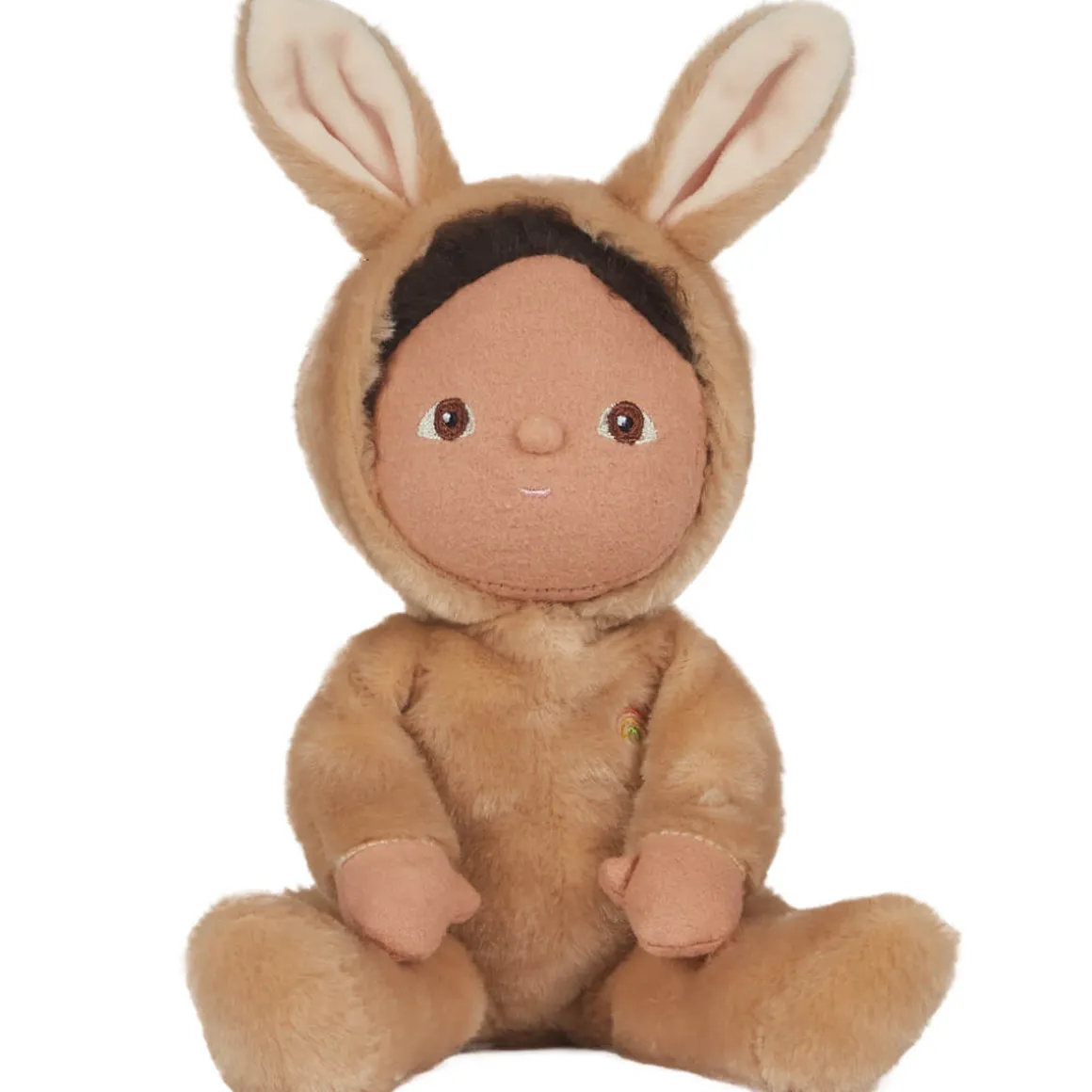 Bucky Bunny Dinky Dinkum Fluffle Family Doll in Latte by Olli Ella