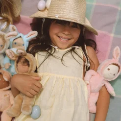 Bucky Bunny Dinky Dinkum Fluffle Family Doll in Latte by Olli Ella