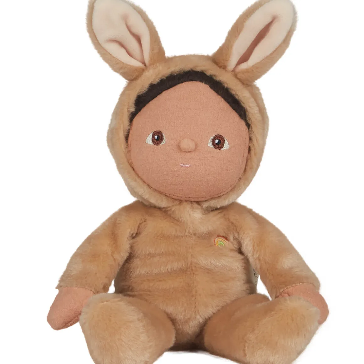Bucky Bunny Dinky Dinkum Fluffle Family Doll in Latte by Olli Ella