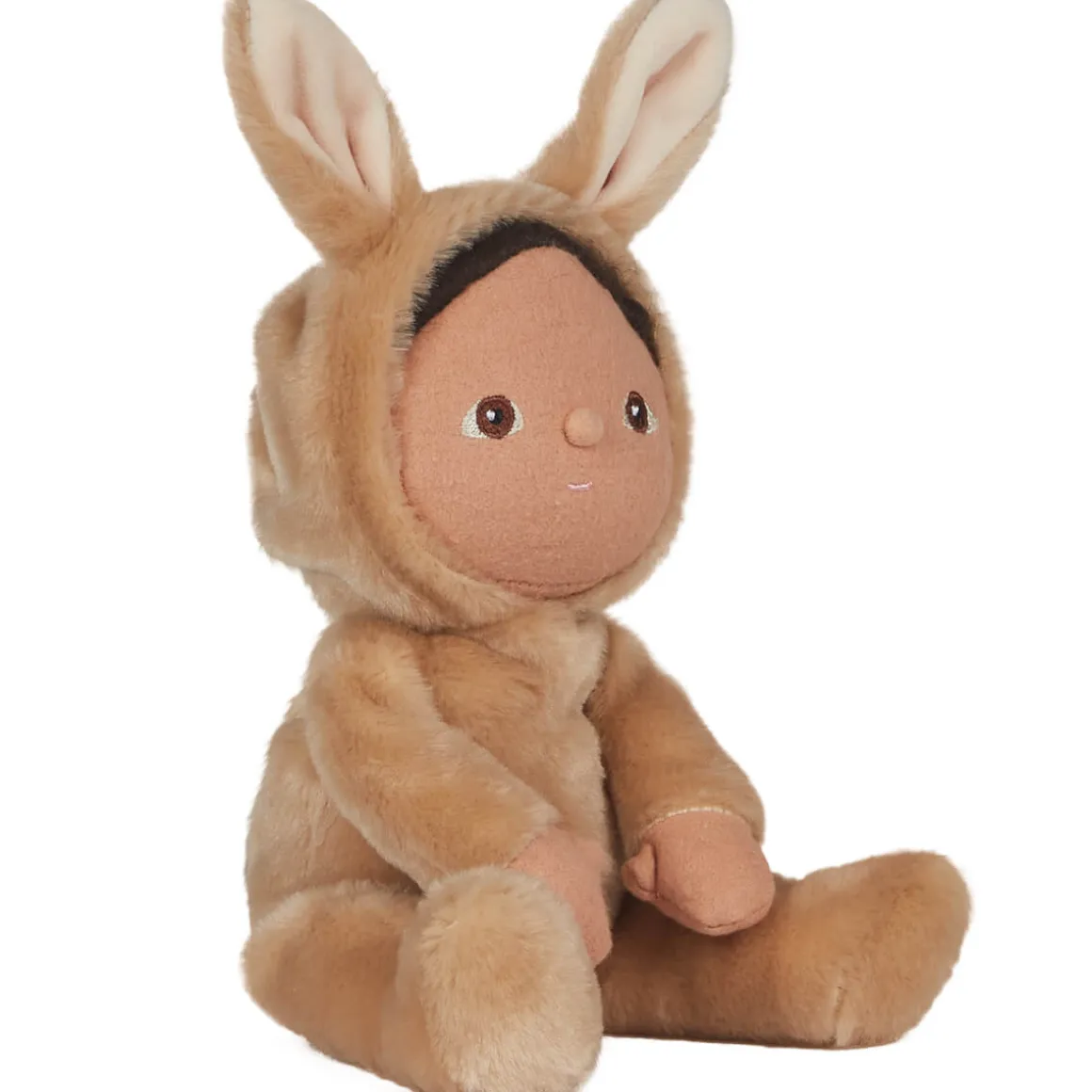 Bucky Bunny Dinky Dinkum Fluffle Family Doll in Latte by Olli Ella