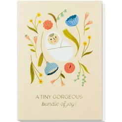 Bundle Of Joy Greetings Card by Clare Owen for Stormy Knight