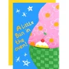 Bun In The Oven Greetings Card by Ickaprint
