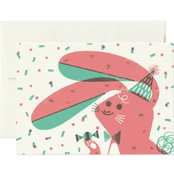 Bunny Greetings Card by Lydia Nichols for Card Nest