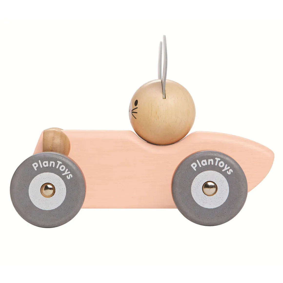 Bunny Racing Car in Pink by PlanToys
