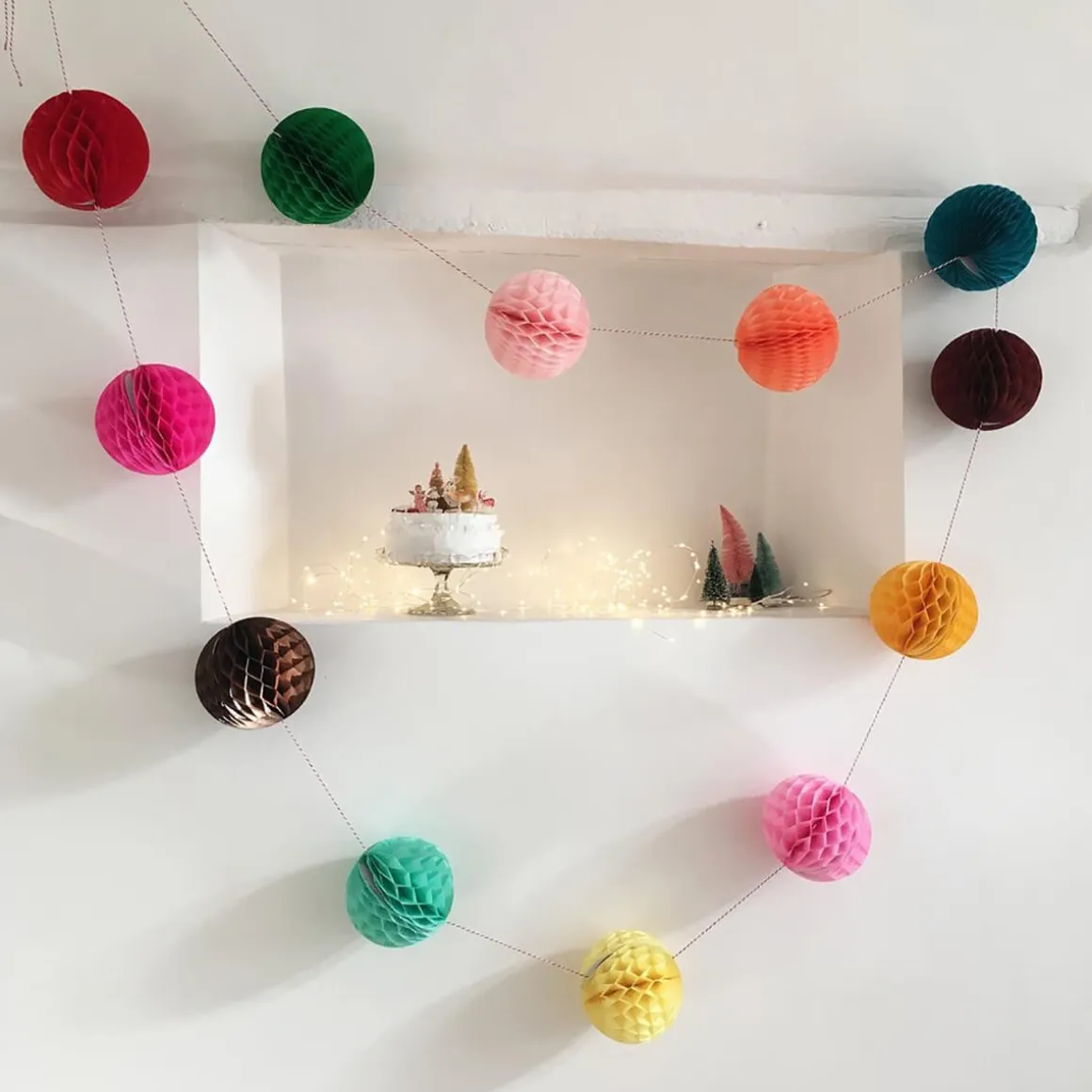 Bunting Ball Garland by Petra Boase
