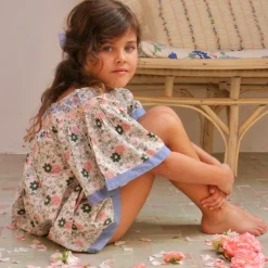Butterfly Blouse in Prairie in Bloom by Bonjour - Last One In Stock - 8-12 Years