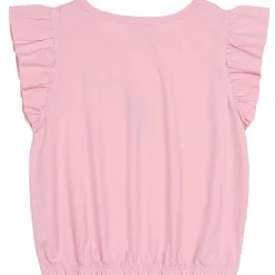 Butterfly Ruffled T-Shirt in Pink by Jelly Mallow