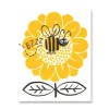 Buzzing Bee Mini Greetings Card by Lisa Jones Studio