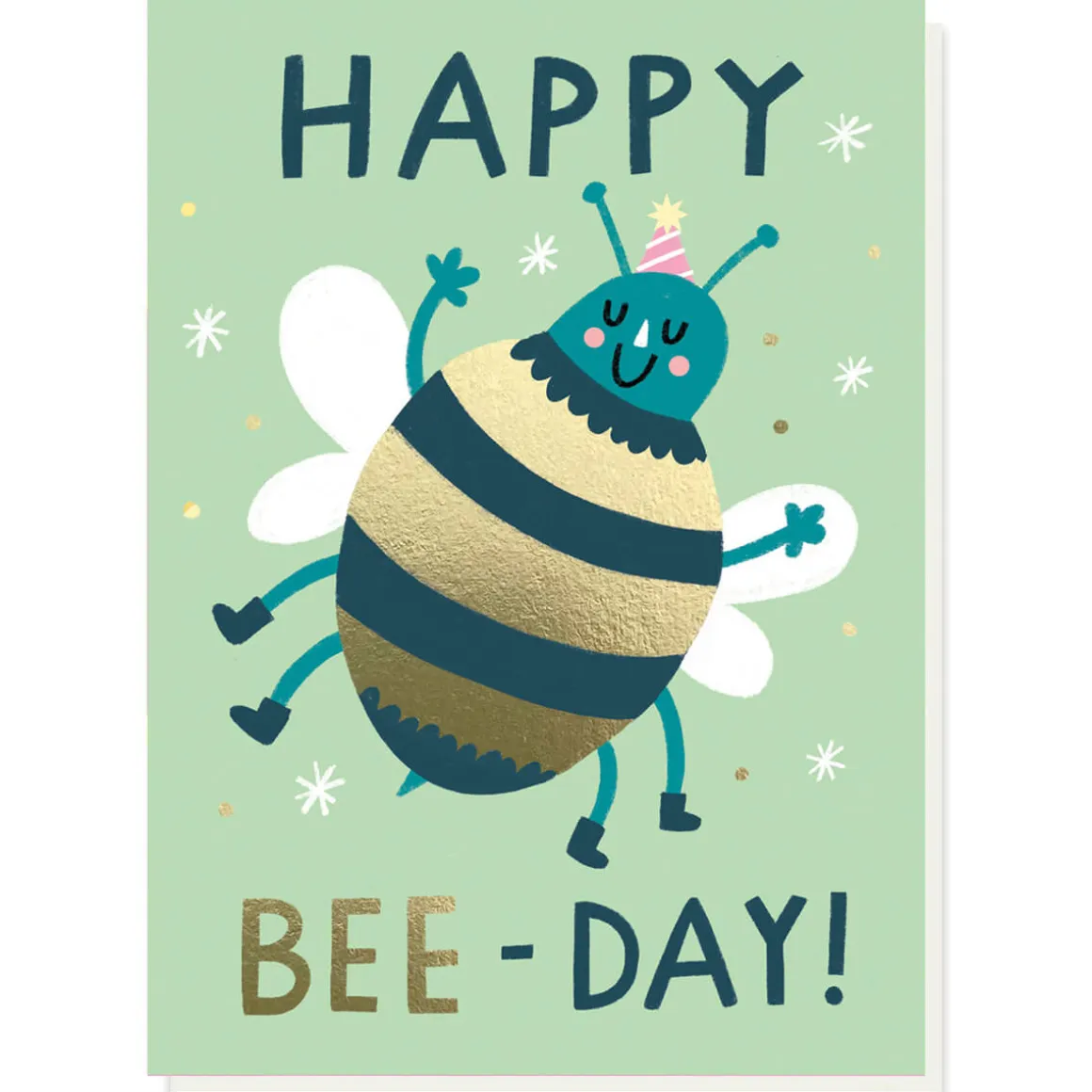 Buzzy Bee Birthday Greetings Card by Stormy Knight