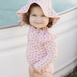 Byron Rashguard One Piece in Hearts by Quincy Mae