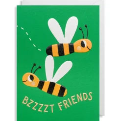 Bzzzzt Friends Greetings Card by Ilse Weisfelt for Lagom Design