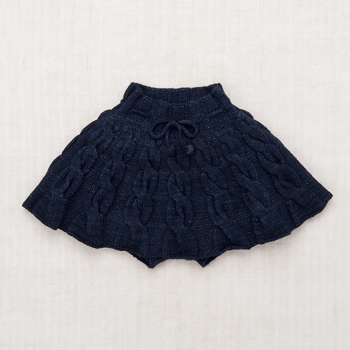 Cable Skating Skirt in Ink by Misha & Puff
