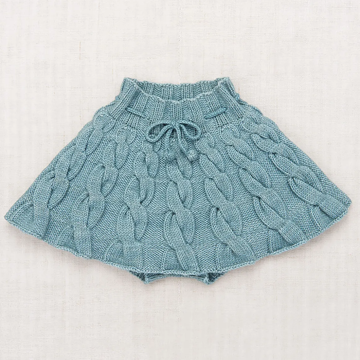Cable Skating Skirt in Yonder by Misha & Puff