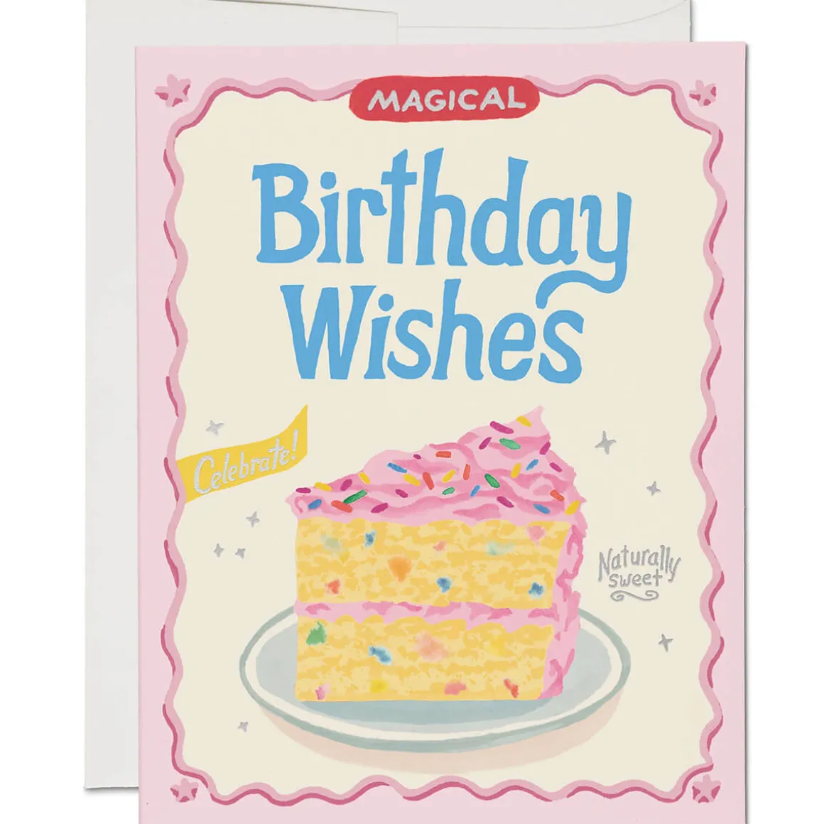 Cake Mix Birthday Greetings Card by Red Cap Cards