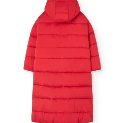 Calf Kids Jacket in Red by The Animals Observatory - Last One In Stock - 8-12 Years