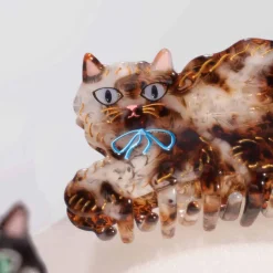 Calico Kitty Hair Claw by Winona Irene