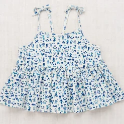 Camilla Tank in Marzipan Country Walk by Misha & Puff - Last Ones In Stock - 4-6 Years