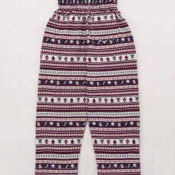 Camp Pant in Fig Dacha Stripe by Misha & Puff