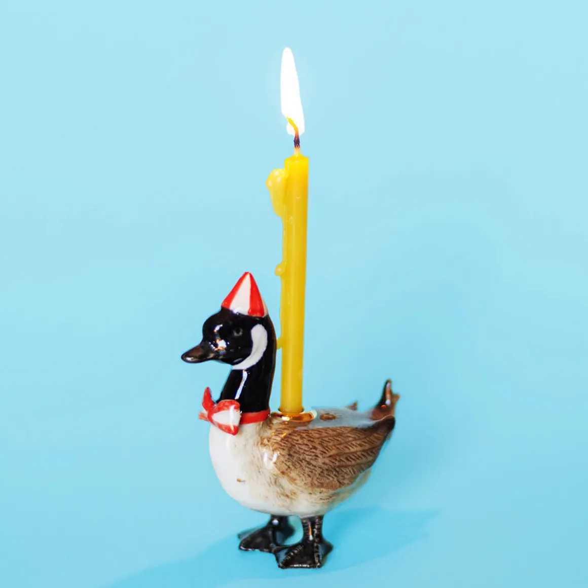 Canadian Goose Ceramic Cake Topper by Camp Hollow