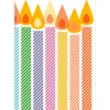 Candles Greetings Card by Dicky Bird
