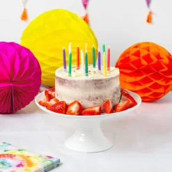 Candles with Coloured Flames in Rainbow by Talking Tables