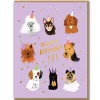 Canine Crew Greetings Card by Carolyn Suzuki for 1973